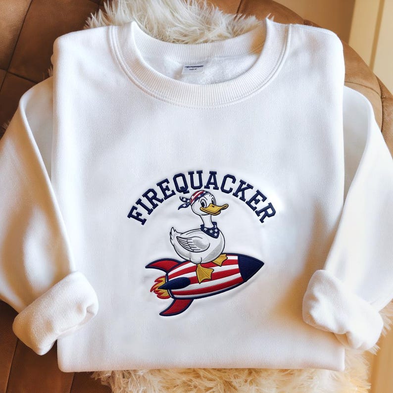 Embroidered Silly Goose 4th Of July Sweatshirt Patriotic Hoodie Firequacker Sweatshirt America Independence Hoodie America Patriotic Sweater 1759897939324.jpg