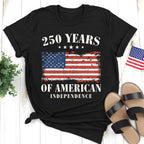 America 250th Anniversary Shirt 1776 2026 Independence Day Tee Usa Patriotic Celebration Shirt Fourth Of July Outfit Freedom T Shirt 1759907176540.jpg