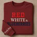 Red White Blueberries Embroidered Sweatshirt Freedom Champion Tribute Hoodie Patriotic Quote Hoodie Conservative Statement Sweater 1759907280817.jpg