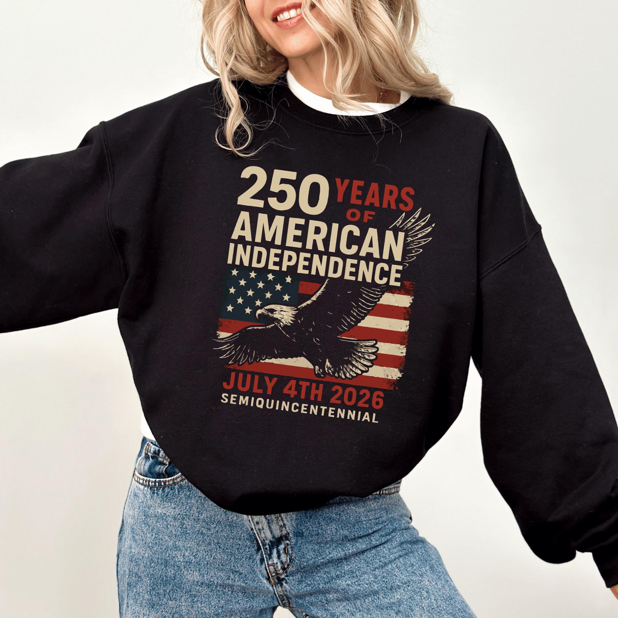 America 250th Anniversary Shirt American Flag 250th Birthday Sweatshirt 4th Of July 250th Anniversary Hoodie Patriotic Eagle Graphic Tee 1759907380266.jpg