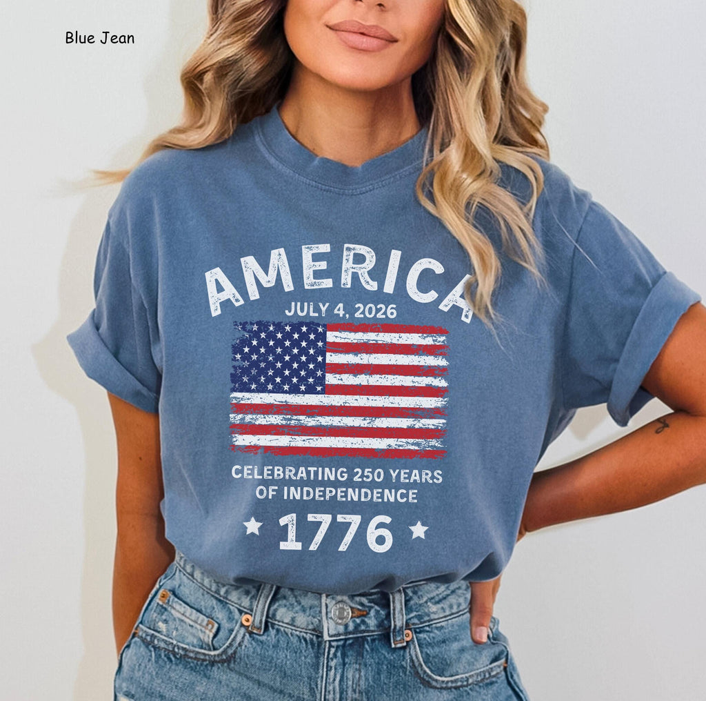 Americas 250th Birthday Quincentennial Shirt 4th Of July Happy Birthday America Tshirt Comfort Colors Usa Shirt 1759908064449.jpg