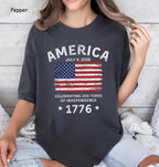 Americas 250th Birthday Quincentennial Shirt 4th Of July Happy Birthday America Tshirt Comfort Colors Usa Shirt 1759908065023.jpg