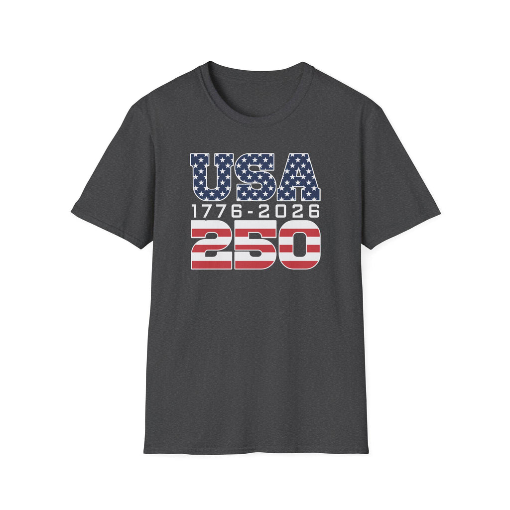 Patriotic Usa 250 T Shirt Usa 250th Anniversary Tee Unisex Graphic Shirt Independence Day Gift 4th Of July 1776 1759909166463.jpg