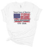 United States 250th Anniversary Shirt 1776 2026 Historic American Flag Tee Soft Unisex Bicentennial T Shirt Founding Fathers Tribute 1759909497701.jpg