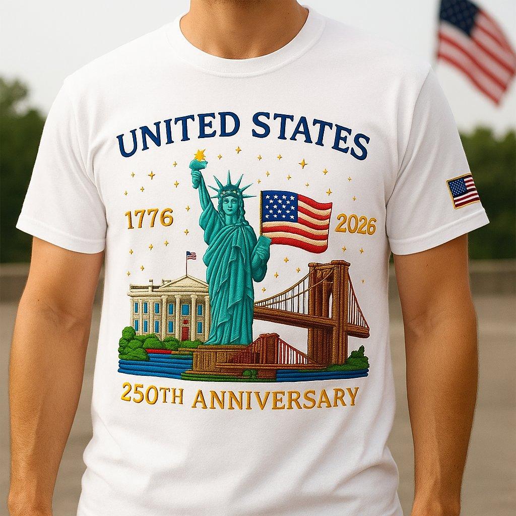 United States 250th Anniversary Shirt Usa 1776 2026 Patriotic 3d Shirt Semiquincentennial Gift For Men American Flag Tee 1759909670178.jpg