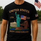 United States 250th Anniversary Shirt Usa 1776 2026 Patriotic 3d Shirt Semiquincentennial Gift For Men American Flag Tee 1759909670181.jpg