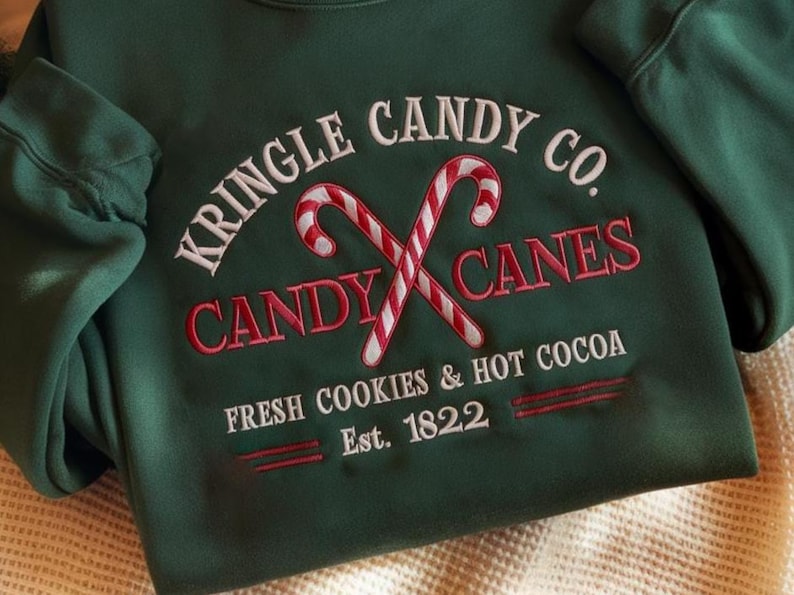 Kringle Candy Co Embroidered Sweatshirt Vintage Holiday Hoodie Christmas Gift Ideas Family Christmas Hoodie Christmas Sweatshirt 1759912130857.jpg