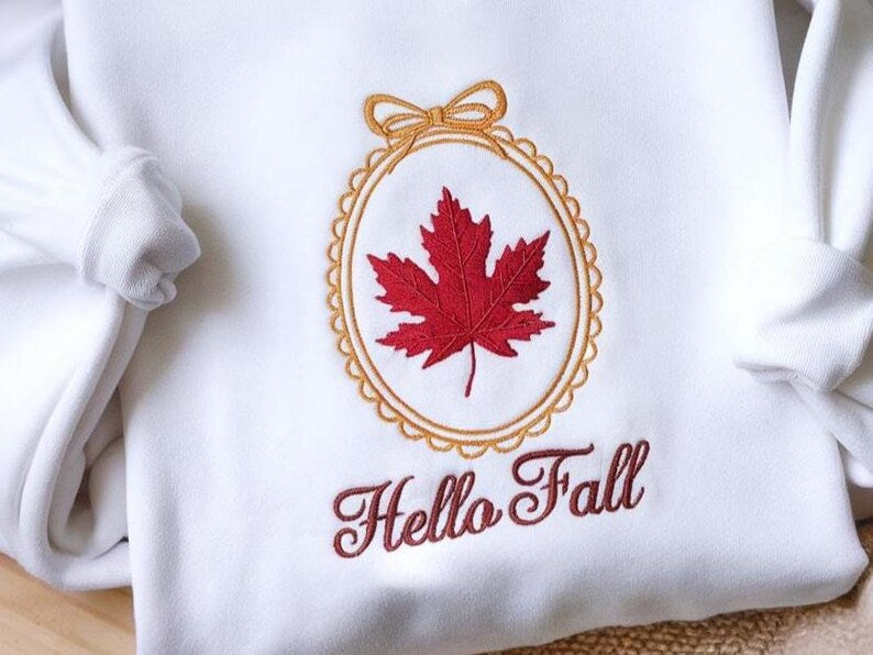 Coquette Bow Embroidered Hello Fall Sweatshirt Hello Fall Sweatshirt Cozy Autumn Hoodie Thanksgiving Sweatshirt Cute Fall Hoodie 1759912897796.jpg