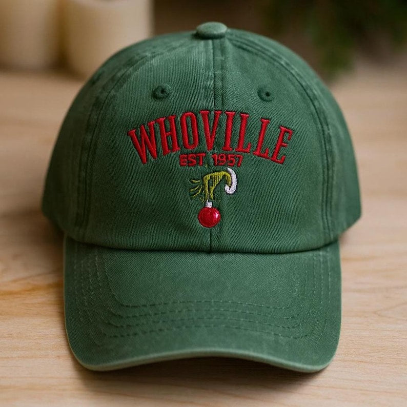 Christmas Embroidered Cap Christmas Whoville Christmas Gifts For Friends Christmas Gift Funny Christmas Embroidered Hat 1759915546454.jpg