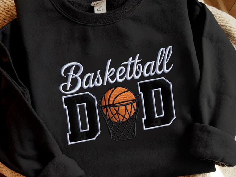 Basketball Dad Embroidered Sweatshirt Basketball Lover Sweater Basketball Dad Hoodie Fathers Day Sweatshirt Dad Birthday Gift Basketball Crewneck 1759979182269.jpg