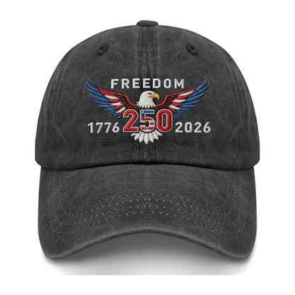 Eagle Liberty Freedom 250 Years Baseball Hat Outdoor Embroidered Caps For Her 1759979995613.jpg