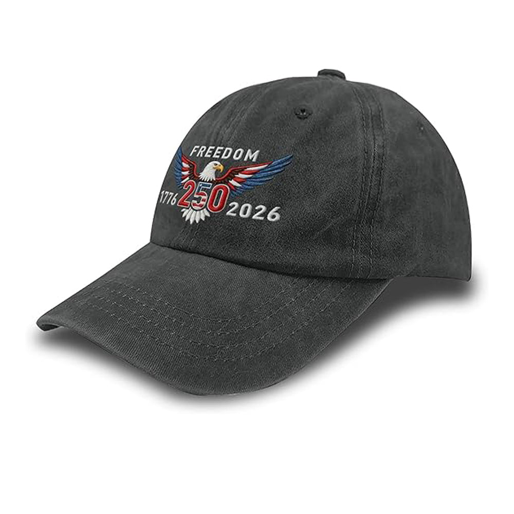 Eagle Liberty Freedom 250 Years Baseball Hat Outdoor Embroidered Caps For Her 1759979996416.jpg