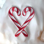 Candy Cane Embroidered Sweatshirt Retro Christmas Sweatshirt Holiday Sweater Merry Christmas Hoodie Cute Christmas Hoodie 1759981600154.jpg