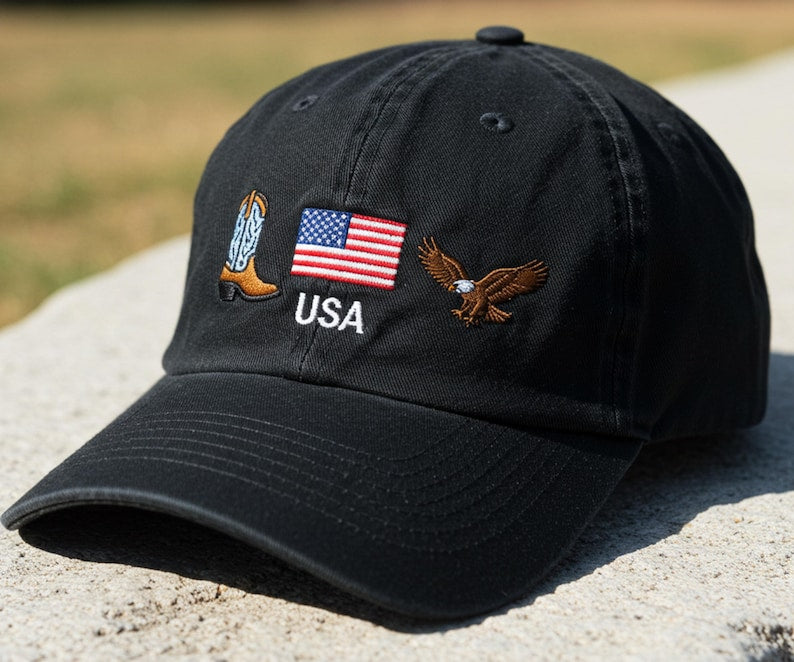 American Flag Embroidered Hat Usa Patriotic Baseball Cap 4th Of July Coquette Bow Hat Red White Blue Vintage Cap For Her Or Him 1759983794076.jpg