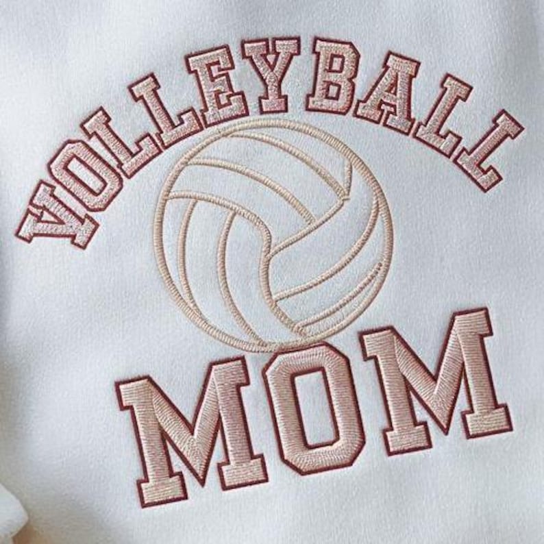 Volleyball Mom Embroidered Sweatshirt Volleyball Mom Sweatshirt Volleyball Mama Hoodie Sports Mom Hoodie Distressed Retro Volleyball Mom 1759995595757.jpg
