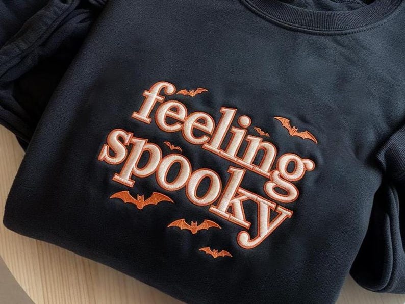 Feeling Spooky Embroidered Crewneck Sweatshirt Cute Fall Sweater Spooky Season Salem Witch Embroidery Hoodie Minimalistic Hoodie 1760084488274.jpg