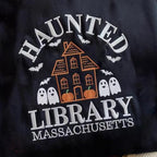 Embroidered Halloween Haunted Library Sweatshirt Salem Library Hoodie Library Sweater Halloween Sweatshirt Books Lover Hoodie Spooky Season 1760149149398.jpg