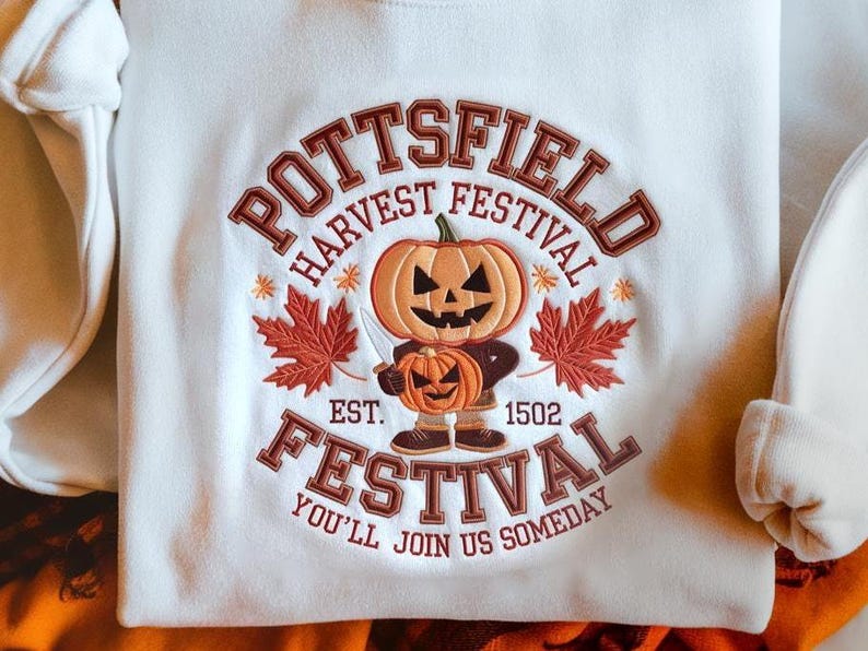 Embroidered Pottsfield Harvest Festival Pumpkin Carver Sweatshirt Over The Garden Wall Halloween Sweater Spooky Season Hoodie Fall Autumn 1760149848632.jpg
