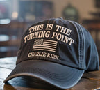 Charlie Kirk Embroidered Hat This Is The Turning Point Embroidered Hat Justice For Charlie Kirk Cap Freedom Baseball Hat 1760151498911.jpg