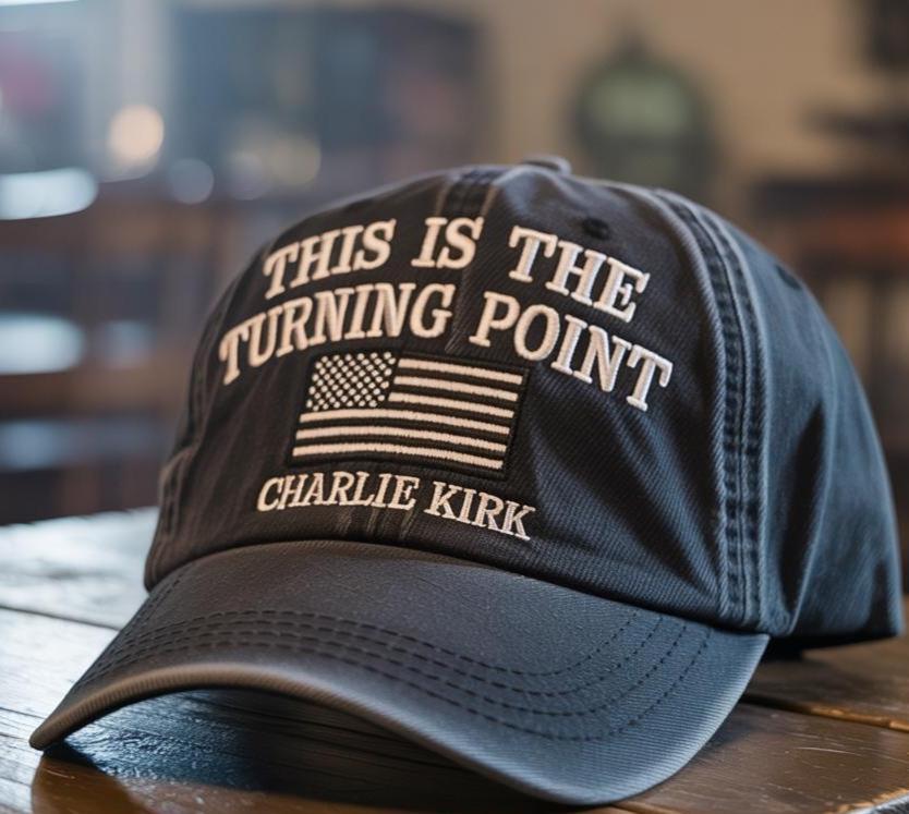 Charlie Kirk Embroidered Hat This Is The Turning Point Embroidered Hat Justice For Charlie Kirk Cap Freedom Baseball Hat 1760151498911.jpg