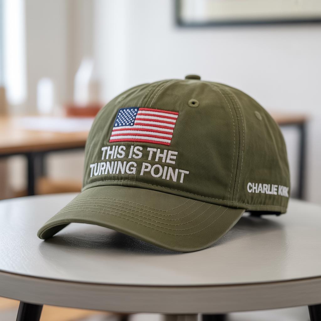 Embroidered This Is The Turning Point Hat Turning Point Usa Baseball Cap Maga Hat For Men Women Republican Gift Charlie Kirk Cap 1760152073182.jpg