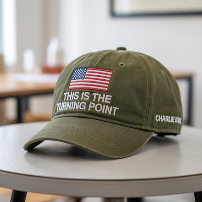 Embroidered This Is The Turning Point Hat Turning Point Usa Baseball Cap Maga Hat For Men Women Republican Gift Charlie Kirk Cap 1760152073182.jpg