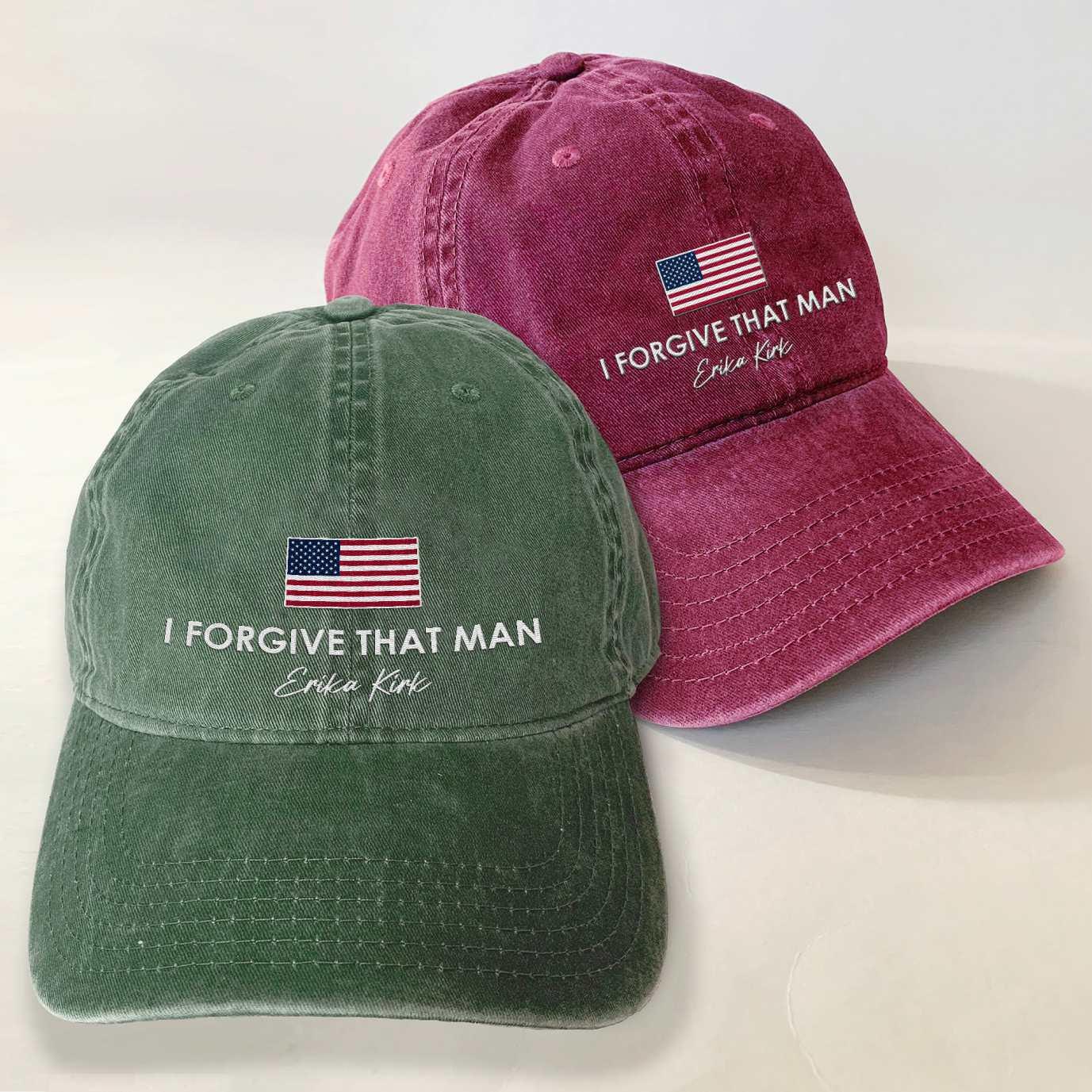 Red White Blueberries Embroidered Cap Charlie Kirk Embroidered Charlie Kirk Cap 1760153356597.jpg