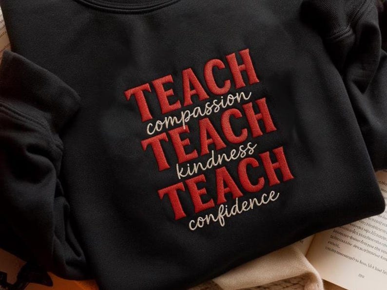 Teacher Embroidered Sweatshirt Special Education Teacher Hoodie Teacher Team Sweater Teacher Appreciation Kindergarten Elementary Teacher 1760153397546.jpg