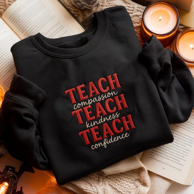 Teacher Embroidered Sweatshirt Special Education Teacher Hoodie Teacher Team Sweater Teacher Appreciation Kindergarten Elementary Teacher 1760153397561.jpg