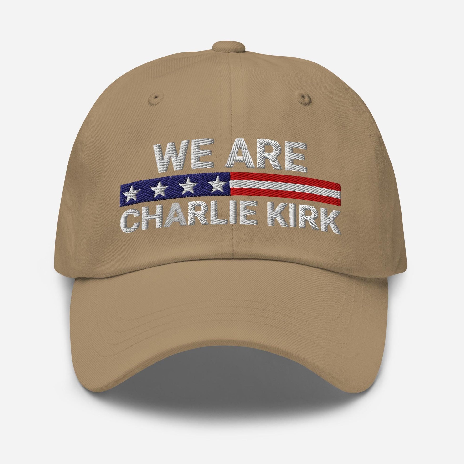 We Are Charlie Kirk Embroidered Dad Hat Freedom Cap Memorial Tribute Cotton Twill Cap 1760153741034.jpg