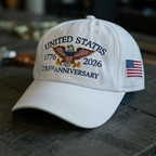250th Anniversary Embroidered Baseball Us Tribute Retro Cap Anniversary Gift Gift For Dad 1760321449831.png
