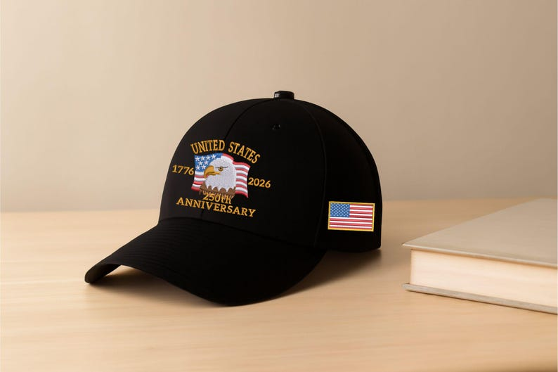Usa 250th Anniversary Hat 1776 2026 Bald Eagle Embroidered Cap American Flag Patriotic Baseball Hat American Eagle Hat Us Tribute Cap 1760340850678.png