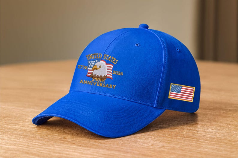 Usa 250th Anniversary Hat 1776 2026 Bald Eagle Embroidered Cap American Flag Patriotic Baseball Hat American Eagle Hat Us Tribute Cap 1760340850878.png