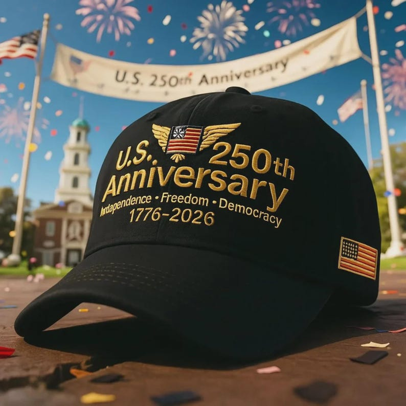 250th Usa Anniversary Trucker Hat Patriotic Embroidered Cap American Heritage Baseball Hat Liberty 1776 2026 Gift Gift For Dad 1760342112469.png