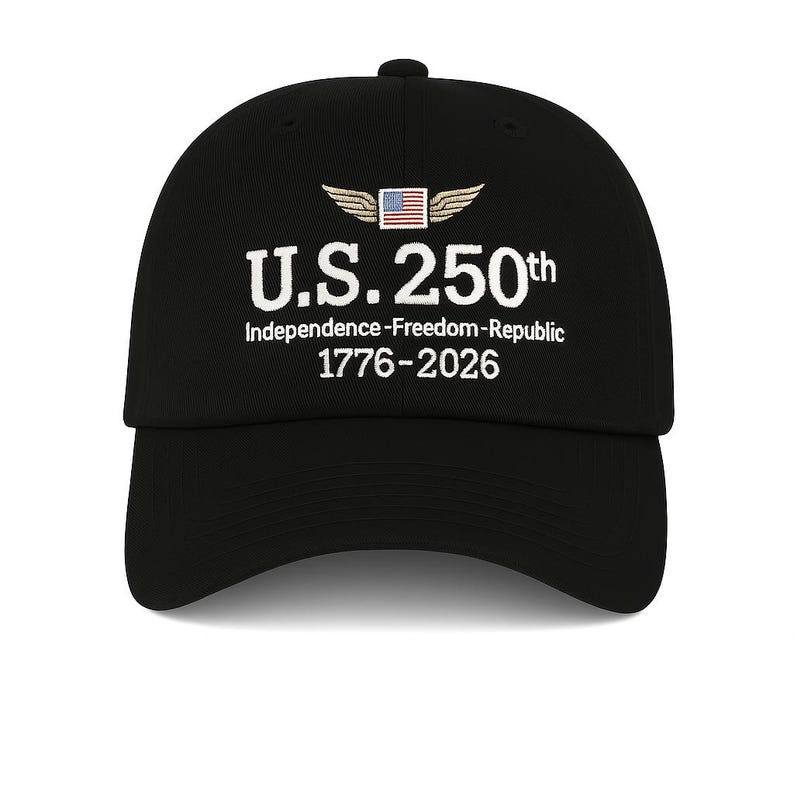 250 Years Usa Embroidered Hat American Flag 1776 2026 Baseball Cap Patriotic Anniversary Hat Usa Pride Gift Independence Day Cap 1760345249889.png