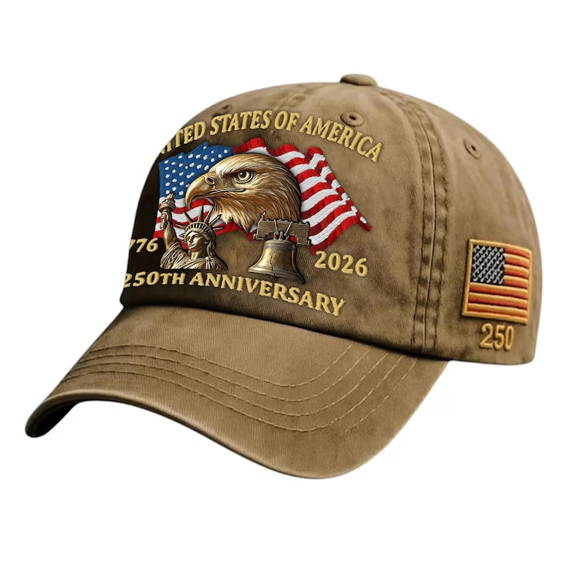 Custom Memorabilia Military Baseball Hat Personalized Us 250th Anniversary Cap Veteran Gift Independence Day Hat 1760346226860.png