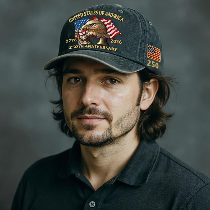 Custom Memorabilia Military Baseball Hat Personalized Us 250th Anniversary Cap Veteran Gift Independence Day Hat 1760346227634.png