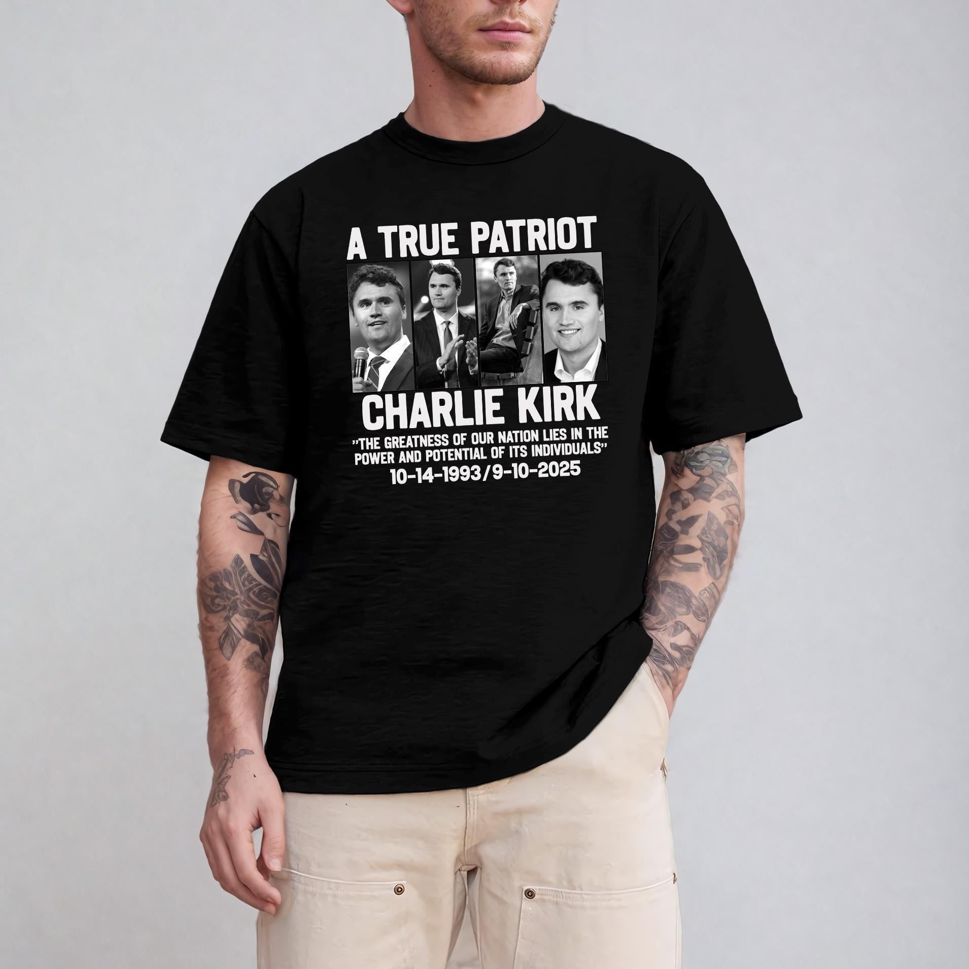 A True Patriot Charlie Kirk Sweatshirt Rest In Peace Charlie Charlie Kirk Memorial T Shirt Republican Shirt Patriotic American Hoodie 1760347685485.jpg