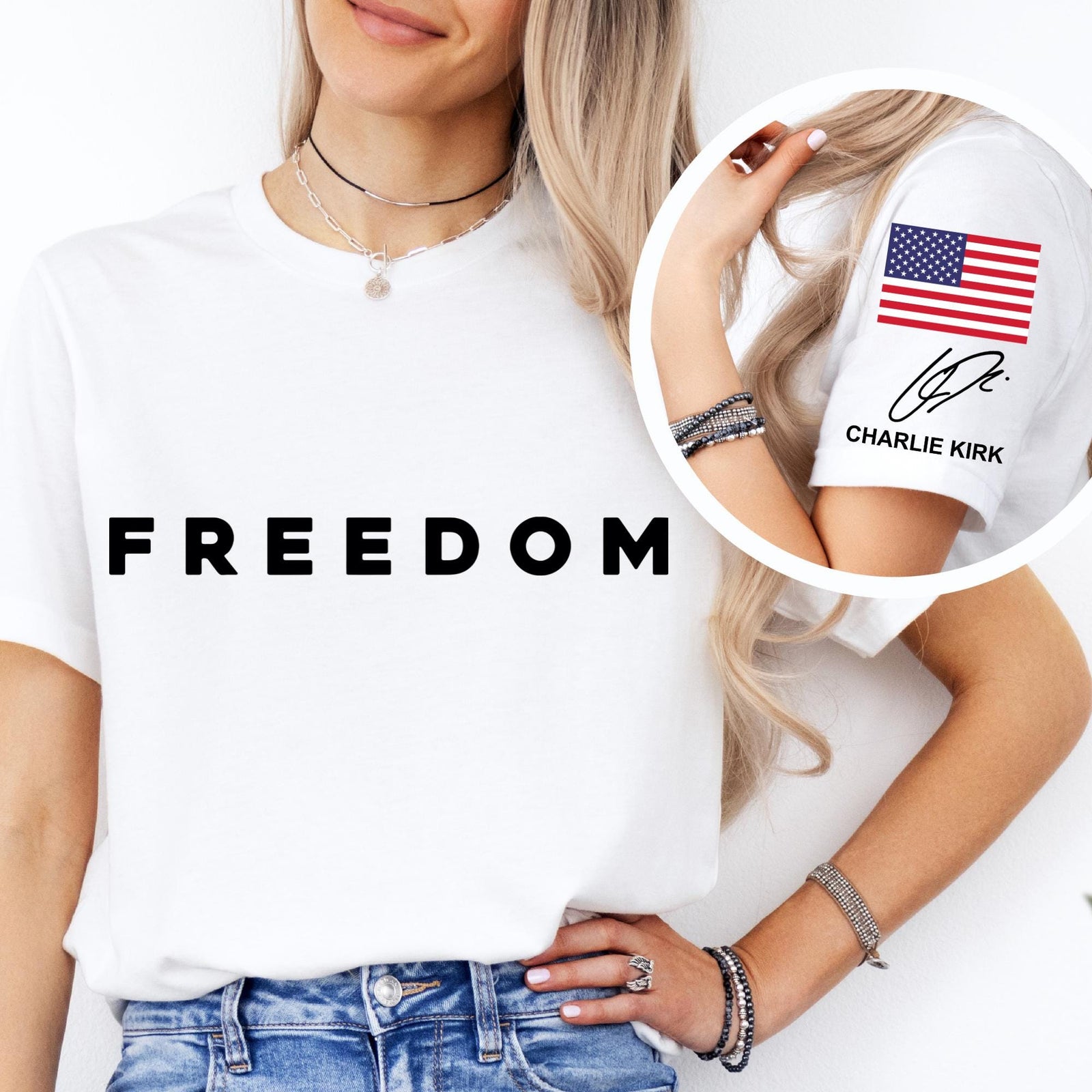 Charlie Kirk Freedom Signature Shirt Freedom Tee Justice For Charlie Kirk T Shirt Charlie Kirk Is My Hero Shirt Charlie Kirk Tee 1760349053694.jpg