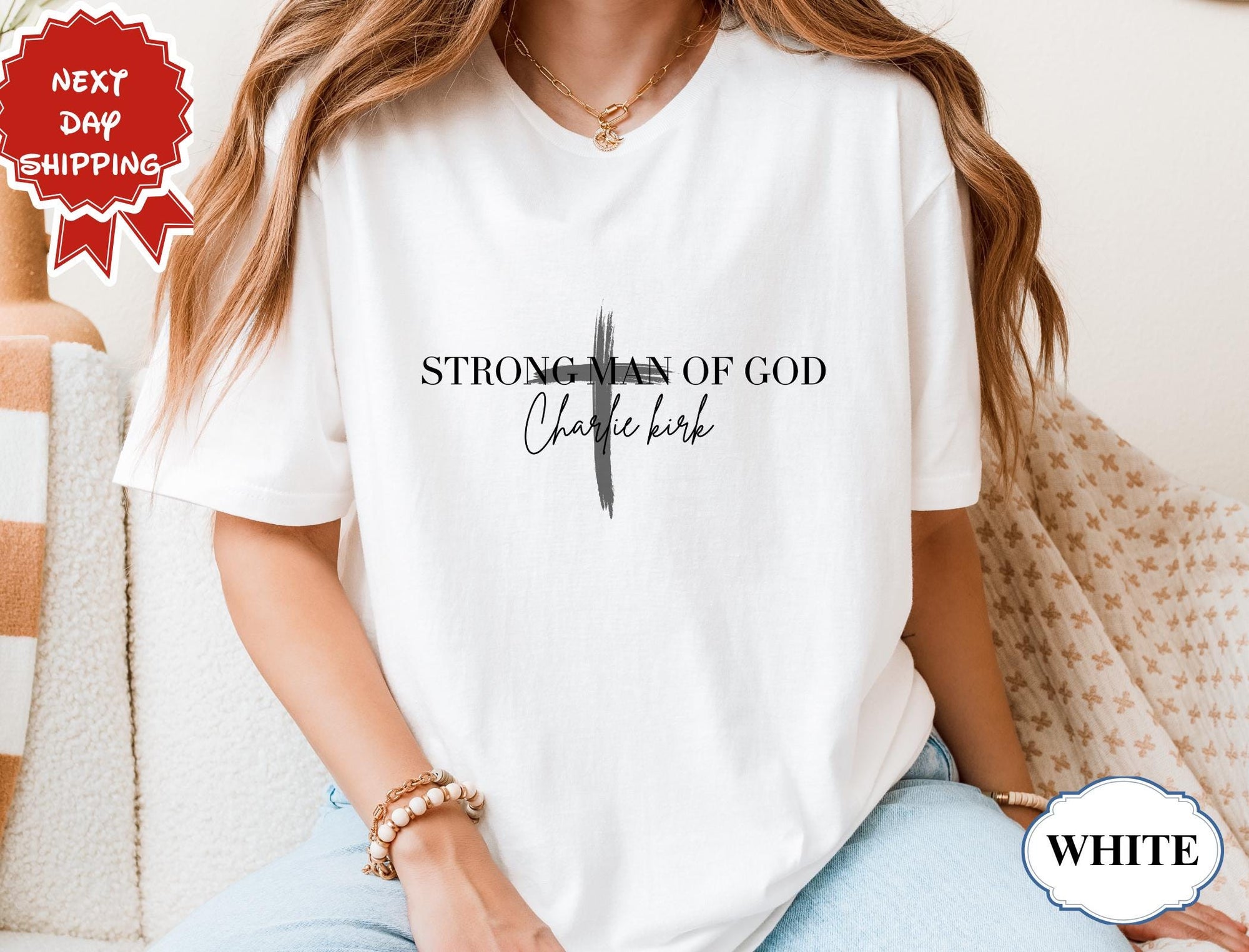 Charlie Kirk Shirt Christian Faith Shirt For Men Conservative Tee Activist Attack Tee Man Of God Shirt 1760349902997.jpg