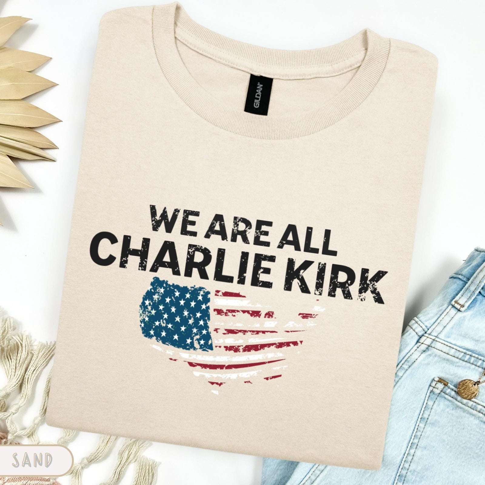 Charlie Kirk Tribute Shirt We Are All Charlie Kirk Shirt Rip Charlie Kirk Memorial Shirt Usa Hero Apparel Great American Patriot Top Tee 1760406185349.jpg