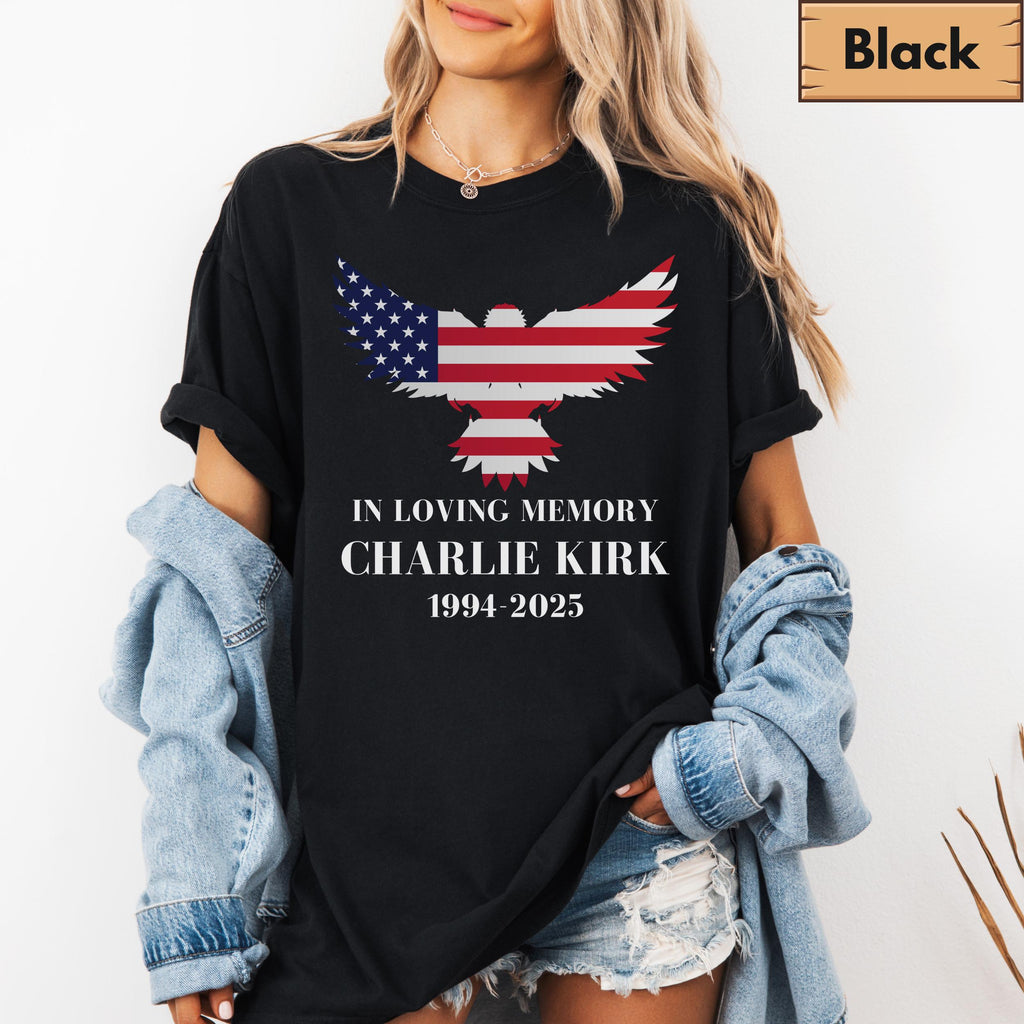 Comfort Colors In Loving Memory Charlie Kirk Shirt Patriotic Charlie Kirk Shirt Political Awareness Top Charlie Kirk Assassination Shirt 1760407027531.jpg