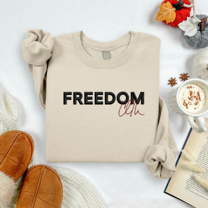 Embroidered Charlie Kirk Freedom Shirt Charlie Kirk Shirt Charlie Kirk Freedom T Shirt Charlie Kirk Sweatshirt Freedom Charlie Kirk Shirt 1760407257316.jpg