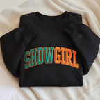 Embroidered Showgirl Sweatshirt Life Of A Sweatshirt Orange Show Girl Shirt Shirt For Concert Showgirl Era Shirt Showgirl Merch 1760410498960.png