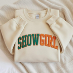 Embroidered Showgirl Sweatshirt Life Of A Sweatshirt Orange Show Girl Shirt Shirt For Concert Showgirl Era Shirt Showgirl Merch 1760410499464.png