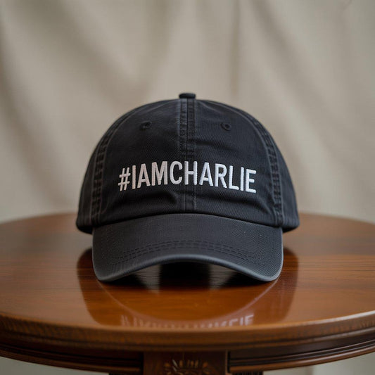 I Am Charlie Kirk Embroidered Hat Freedom Embroidered Cap Political Statement Hat Activist Baseball Hat Pray For Charlie 1760412832242.jpg