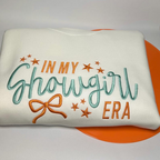 Life Of A Showgirl Embroidered Crewneck  Showgirl Shirt  Release Party Shirt  New Music Album  Show Business Baby 1760412933362.png