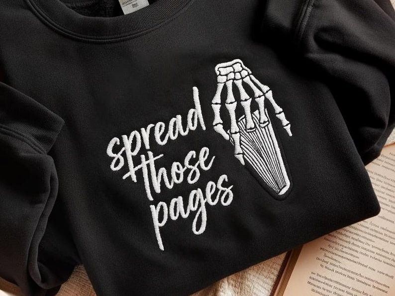 Smutty Spread Those Pages Embroidered Sweatshirt Book Lovers Smut Readers Book Worm Fantasy Dirty Books Sweatshirt Halloween Hoodie 1760426162972.jpg