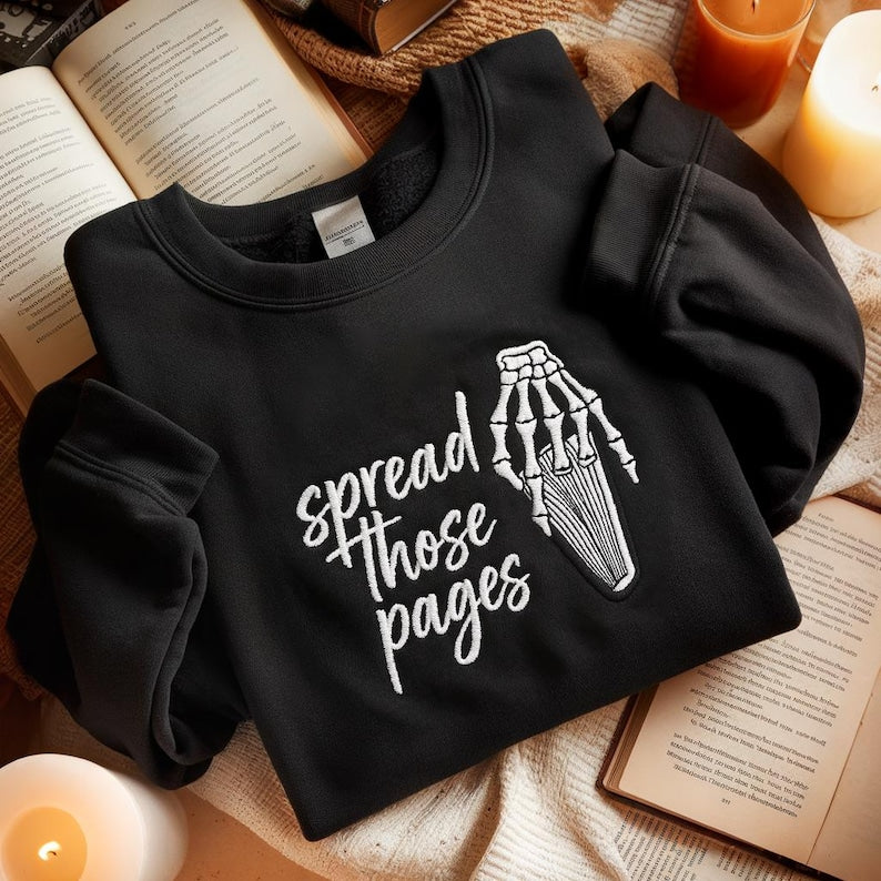Smutty Spread Those Pages Embroidered Sweatshirt Book Lovers Smut Readers Book Worm Fantasy Dirty Books Sweatshirt Halloween Hoodie 1760426163002.jpg