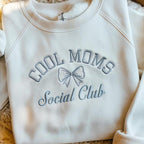 Cool Moms Social Club Embroidered Sweatshirt Coquette Mom Hoodie Cool Mom Sweater Pregnancy Announcement Trendy Mom Hoodie 1760436576139.jpg
